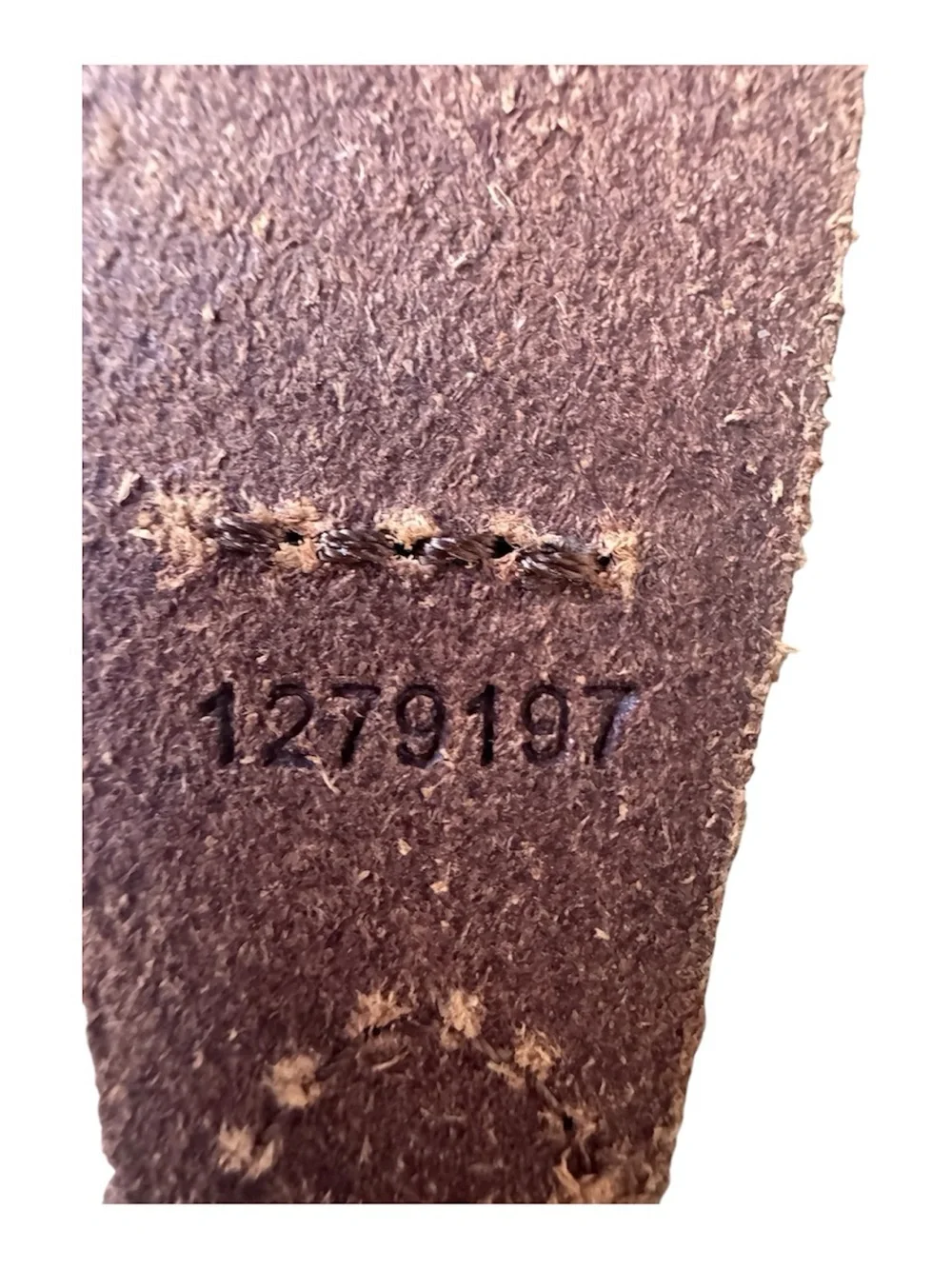 Polo Ralph Lauren Mens Vintage Brown Leather Tan Stretch Belt Size 34/85 RL Logo